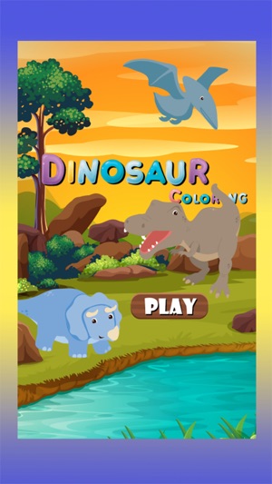 Toddler Dinosaur Coloring Game(圖1)-速報App