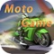 This is a motorcycle racing game