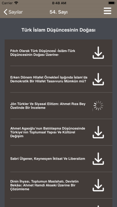 Muhafazakâr Düşünce Dergisi screenshot 2