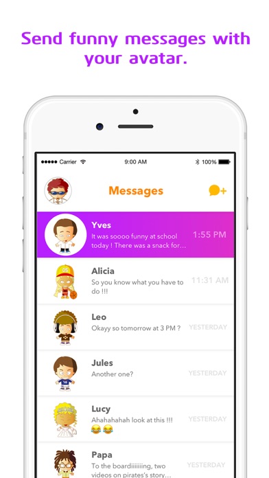 Xooloo - Messenger for Kidsのおすすめ画像1