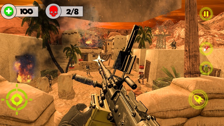 Desert Storm Gunship Gunner 3d