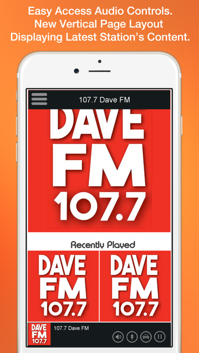 107.7 Dave FM screenshot 2