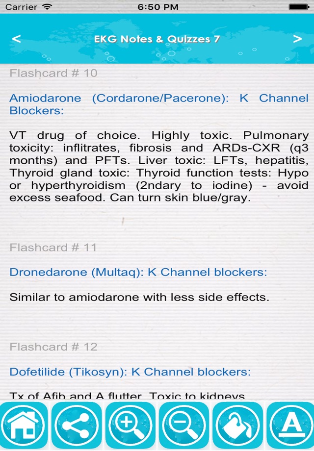 EKG Exam Review :Terms & Quiz screenshot 2