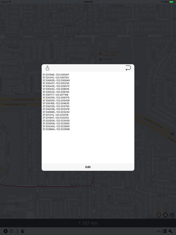 DistanceCalculator - Map tool screenshot 2
