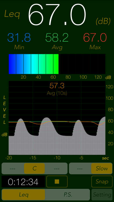 Sound Level Analyzer Screenshot 3