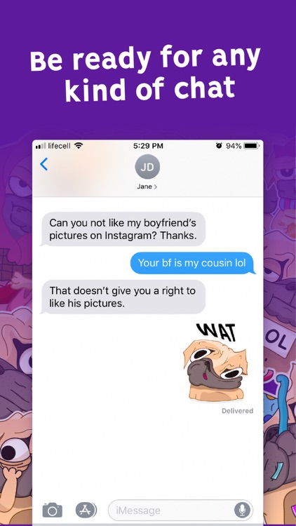 Pugly the Dog Emoji Stickers