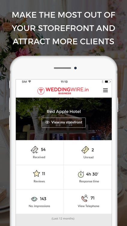 WeddingWire.in for business