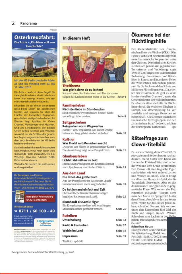 Evangelisches Gemeindeblatt screenshot 3