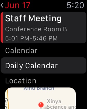 tiny calendar apple watch
