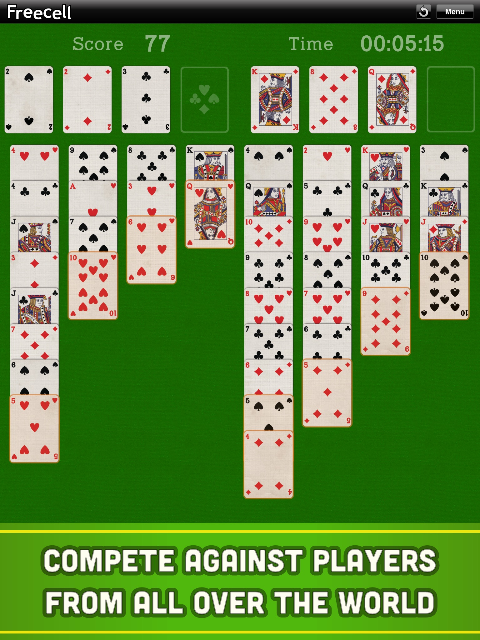 Freecell - Classic Solitaire screenshot 3