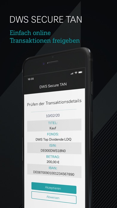 How to cancel & delete DWS Secure TAN from iphone & ipad 3