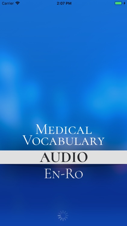 Medical Vocabulary Audio EN-RO