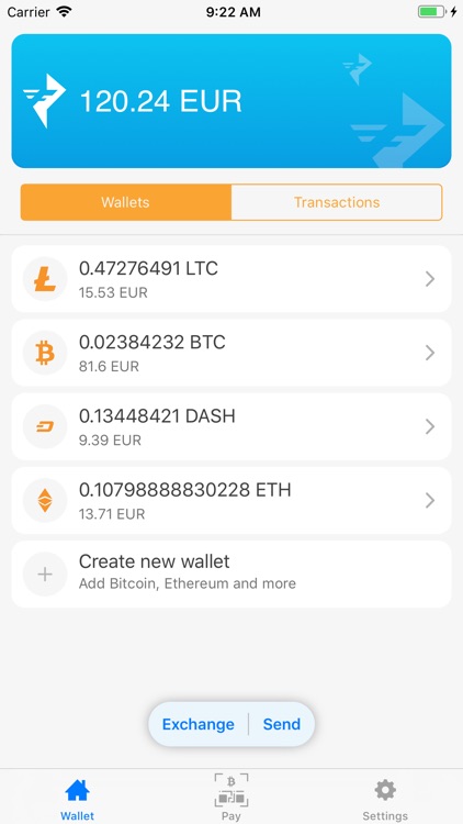 Fulmo: Bitcoin Altcoins Wallet