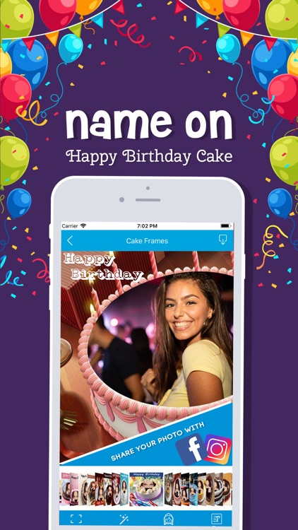 Name On  Happy Birthday Cake screenshot-3