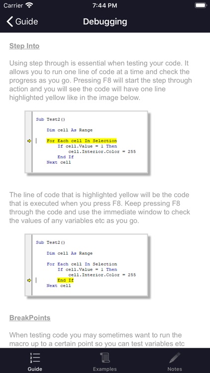 VBA Guide For Excel screenshot-1