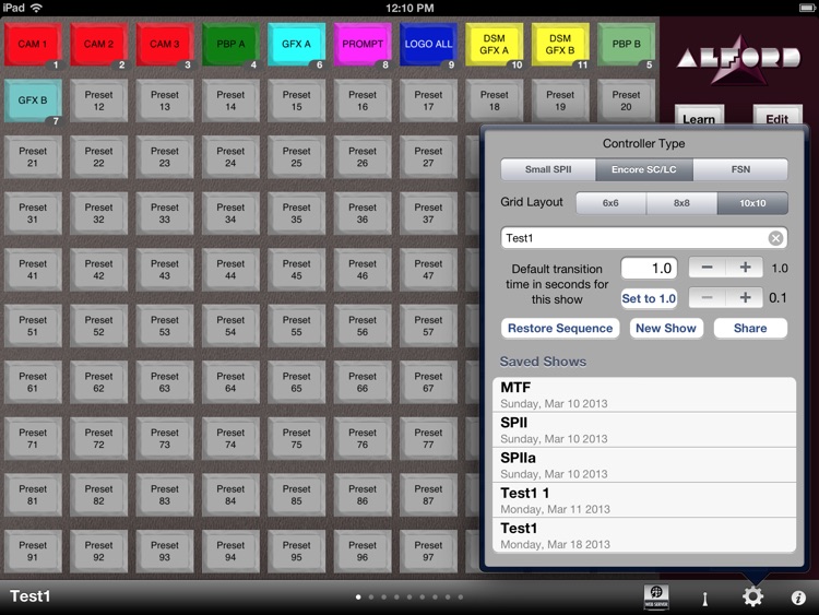 Alford Preset Remote screenshot-3