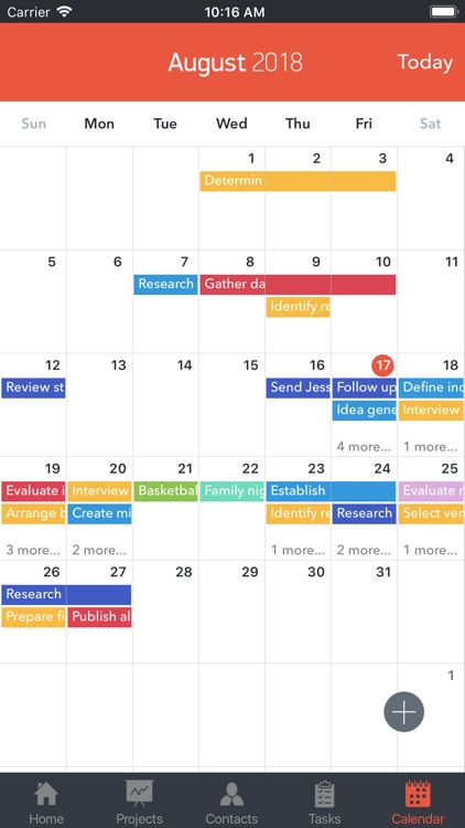 Task Office: to-do, calendar