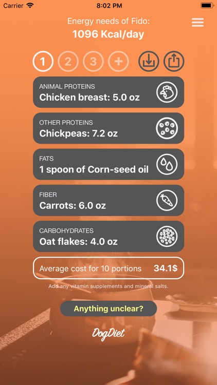 DogDiet - Feed your dog screenshot-4