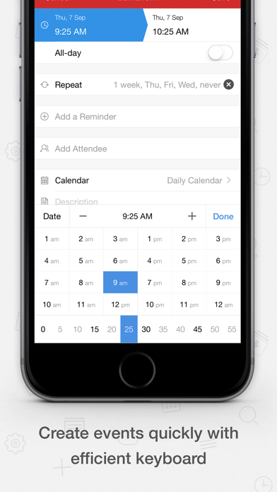 Tiny Calendar Pro review screenshots