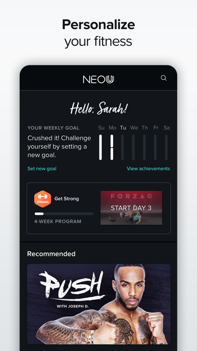 NEOU: Fitness & Exercise App screenshot 2