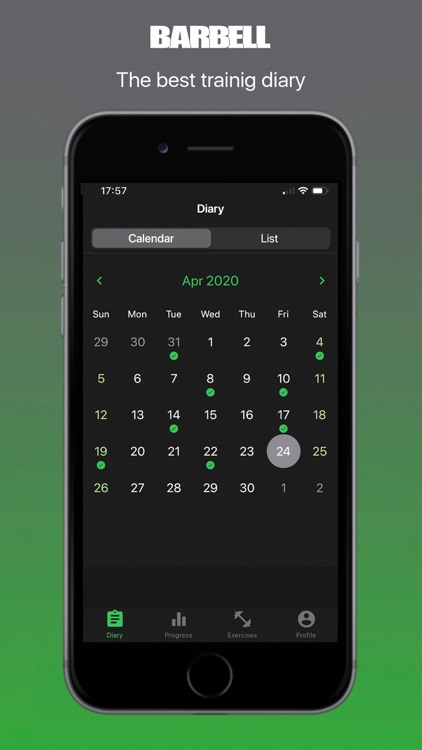 Barbell - Training diary