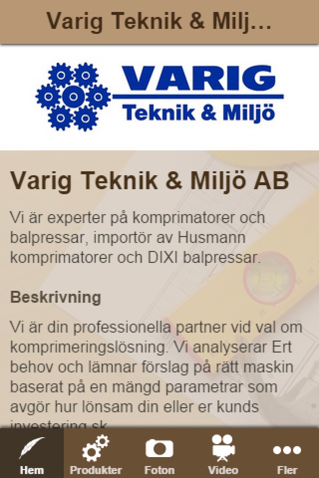 Varig Teknik & Miljö AB screenshot 2