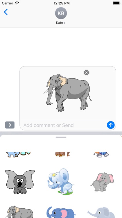 Elephants Stickers HD screenshot-3
