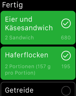 ‎Kalorienzähler von FatSecret Screenshot