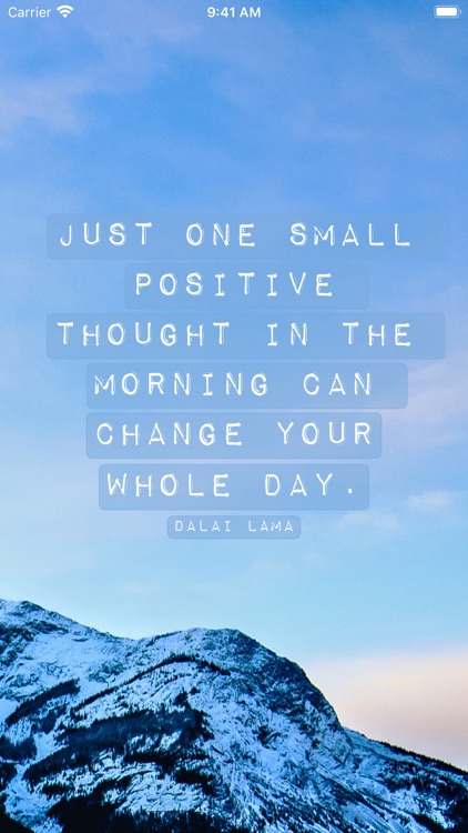Daily Quote - Positive quotes screenshot-0