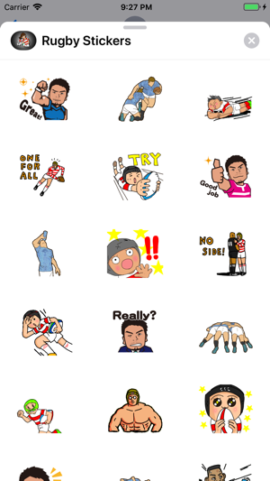 Rugby Stickers