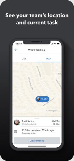QuickBooks Time Tracking app screenshot