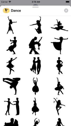 Dance Silhouette Stickers(圖3)-速報App