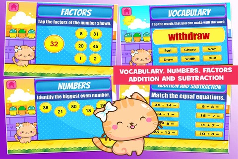 Fifth Grade School Games: Cats screenshot 4