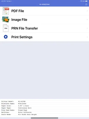 Captura 1 RJ-4040 Print iphone