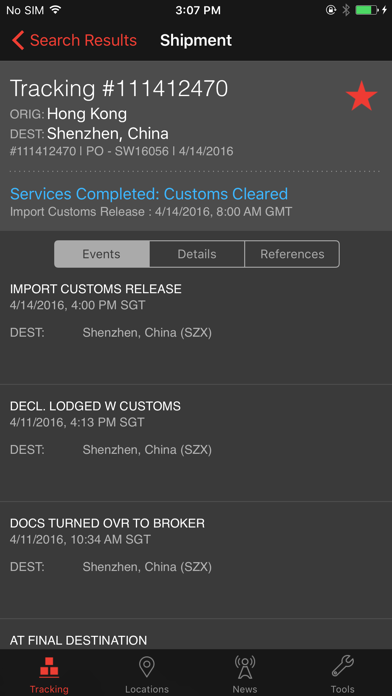 How to cancel & delete Expeditors Shipment Tracking from iphone & ipad 3