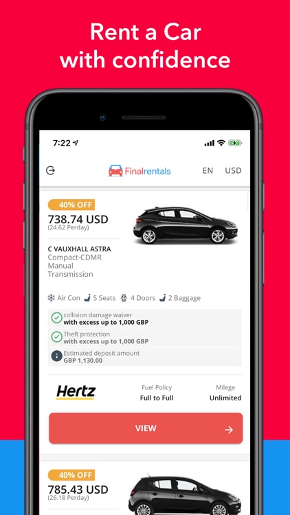 Finalrentals Rent a Car screenshot-3