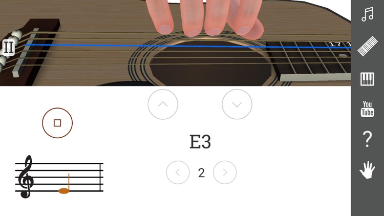 3D Guitar Fingering Chart