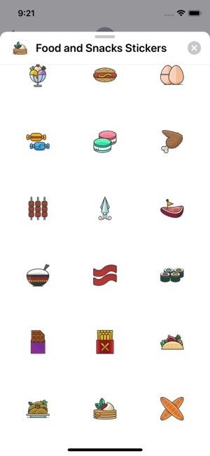 Food and Snacks Stickers(圖3)-速報App