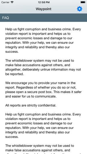 Waypoint GRC Whistleblower App(圖2)-速報App