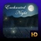 Enjoy magical moonlit night and enchanting glowing fireflies along with beautiful atmospheric harp music and sounds of the night