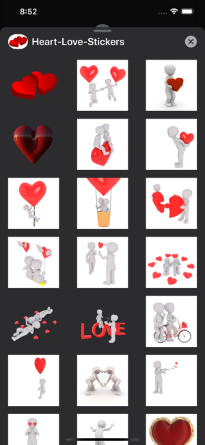 Valentines Emoji(圖2)-速報App