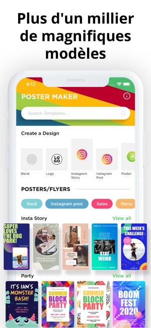 Creation D Affiches Et Posters Dans L App Store