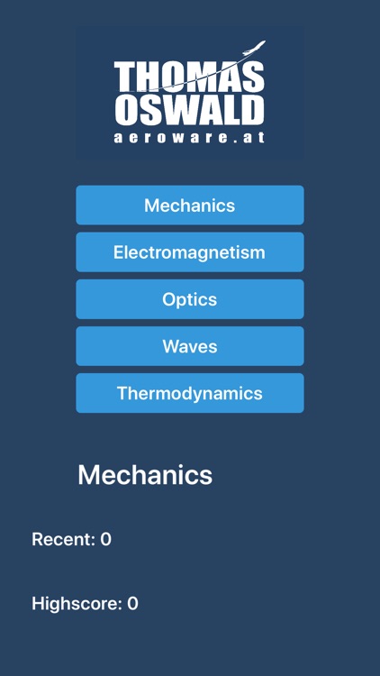 Physics Quiz for Pilots