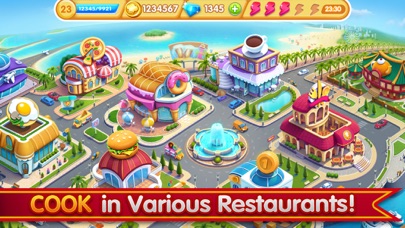 Cooking City - Restaurant Game free Gems hack