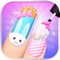 The children's nail game is a gadget to help everyone who wants to be a princess to realize DIY nail dreams