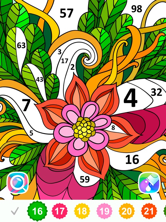 Screenshot #6 pour Coloriage par numéro: Line Art