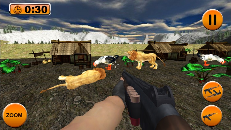 Frenzy Chicken Shooter Game 3D screenshot-4