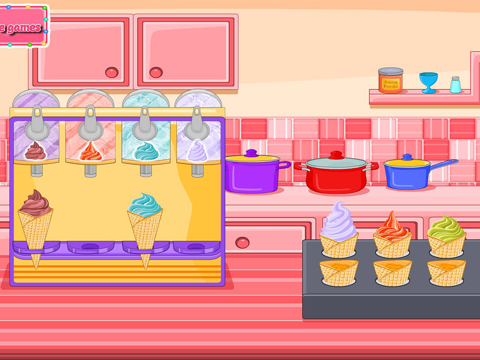 Ice cream cone cupcakes candy screenshot 3