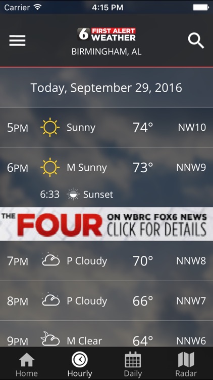 WBRC First Alert Weather screenshot-3