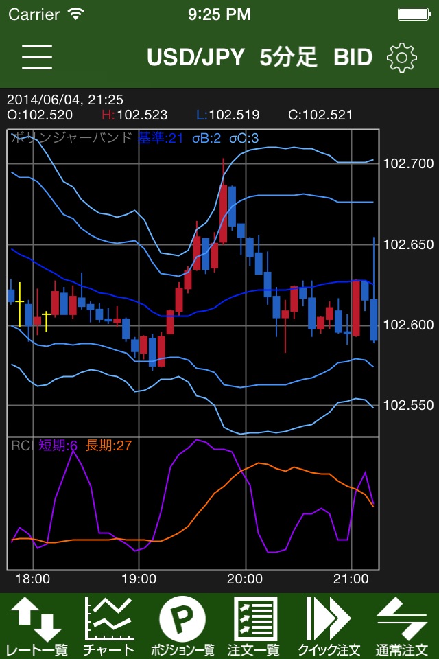 MATRIX TRADER for iPhone バーチャル screenshot 4